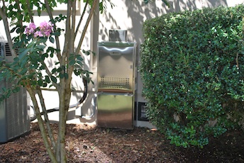 Charlotte Tankless Water Heater Installed Outside