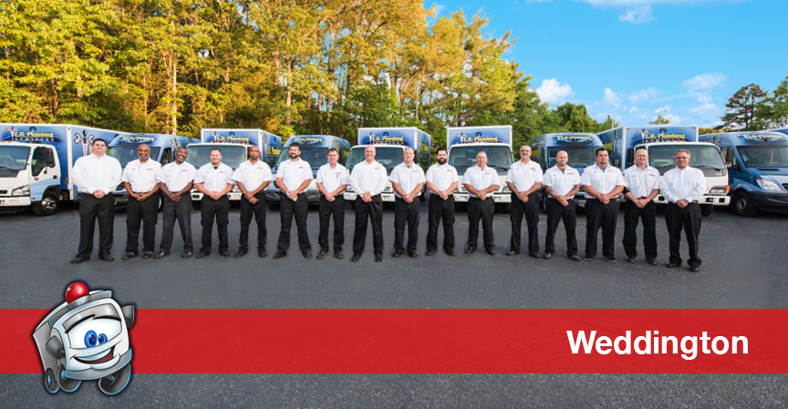 plumber Weddington NC, Weddington water line, South Charlotte plumbing company