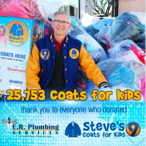 WSOC Steve's Coats Charlotte plumbers charity