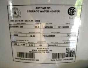 Charlotte water heater replacement age of water heater
