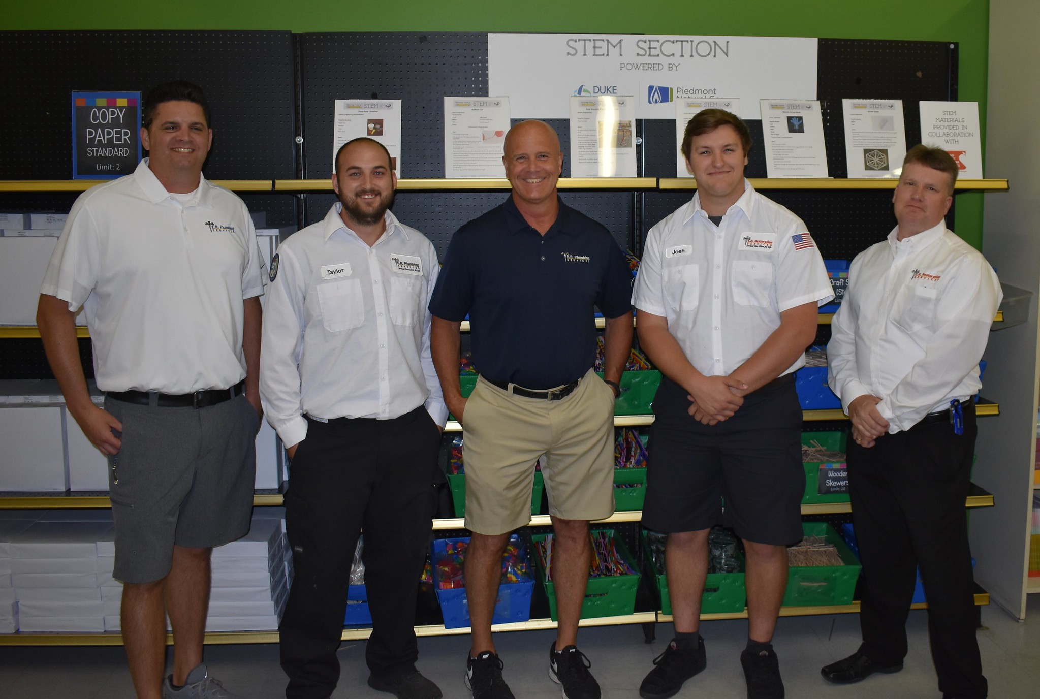 Charlotte E.R. Services Plumbing and Restoration Company Supports Teachers 