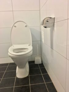 Why is lower level toilet backed up