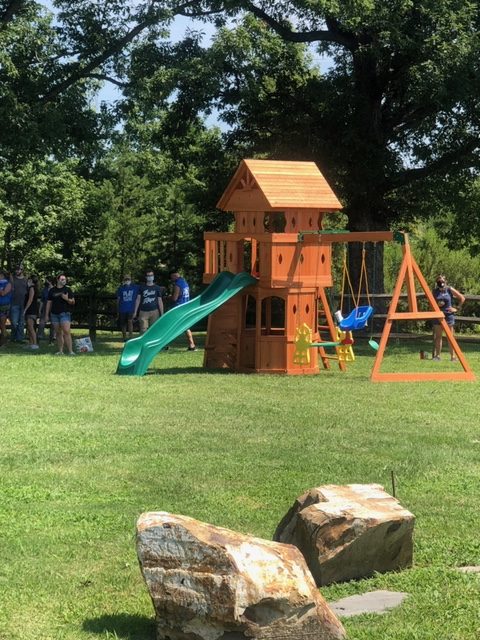 Roc Solid playset for family fighting cancer