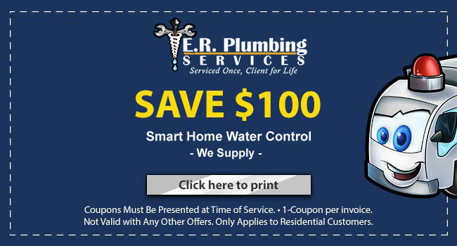 coupon Save $100 on Smart Home Water Control