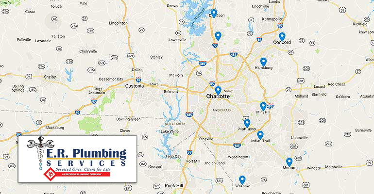 e.r. services in charlotte, plumbers in Charlotte NC, plumbing service in Charlotte, plumbing reviews Charlotte, plumber reviews Charlotte