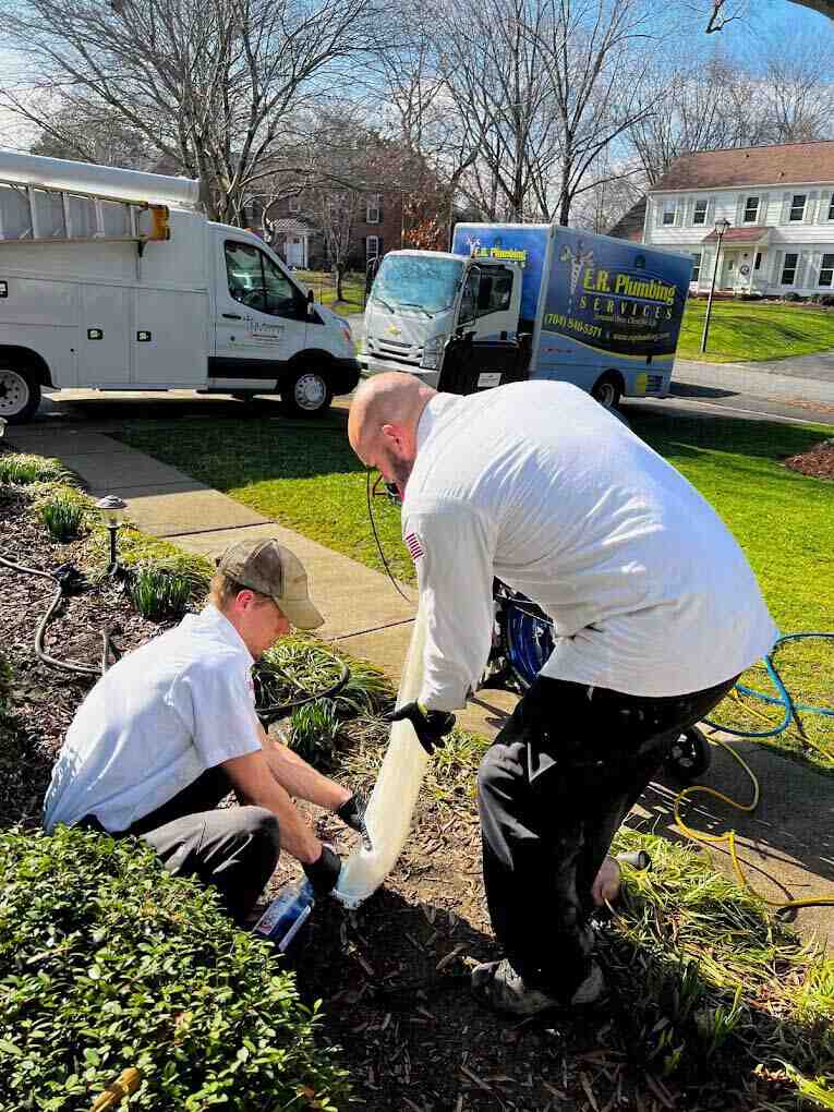 repairing a pipe in NC areas